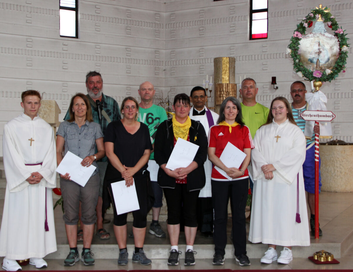 Kirchenthumbach ehrt treue Pilger