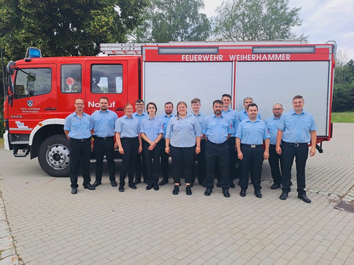 Feuerwehr Weiherhammer beendet erfolgreich Leistungsprüfung