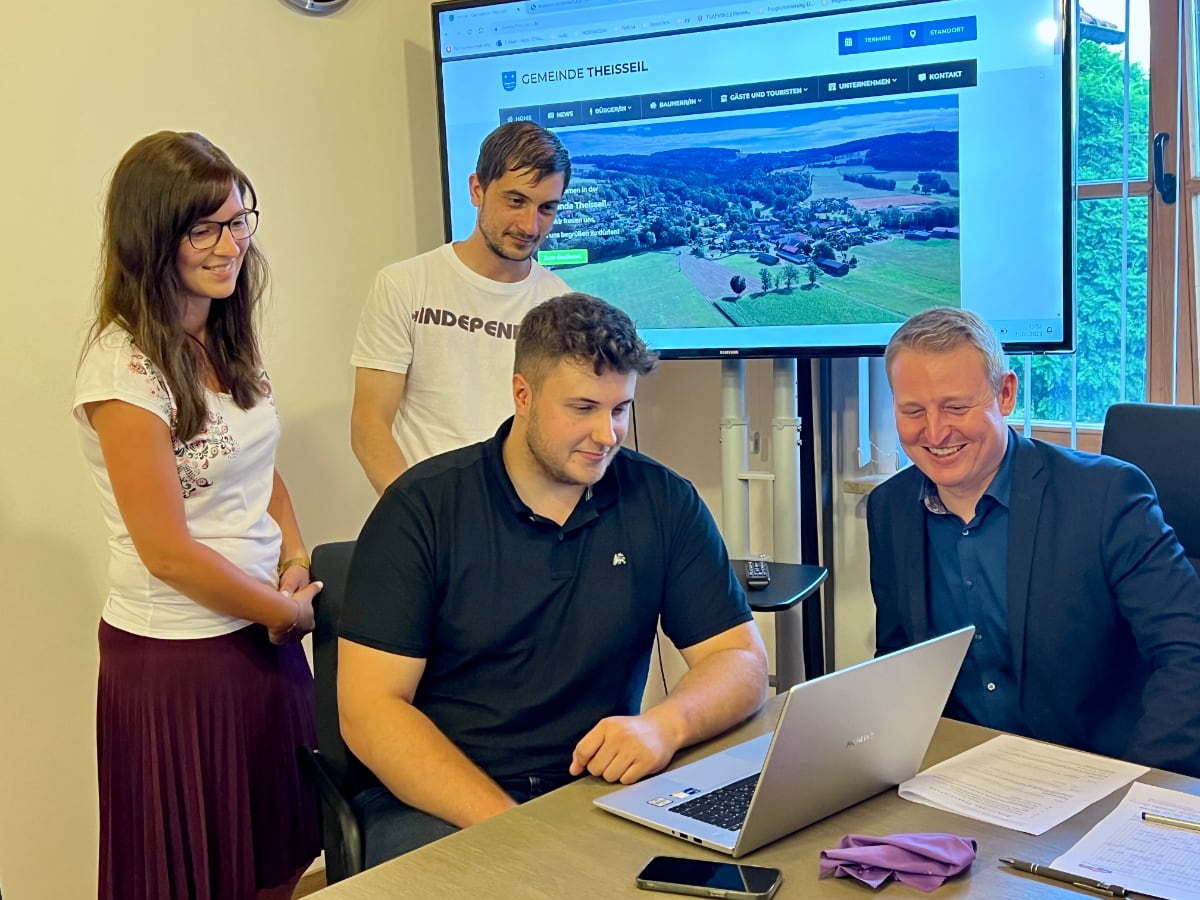 Gemeinde Theisseil modernisiert Homepage