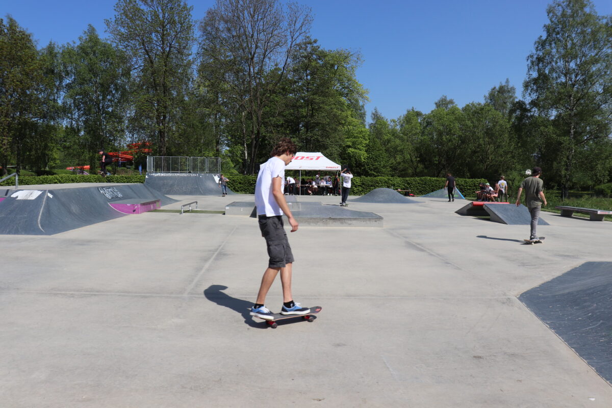 Wegen Instandhaltung: Skate-Anlage am Freibad gesperrt