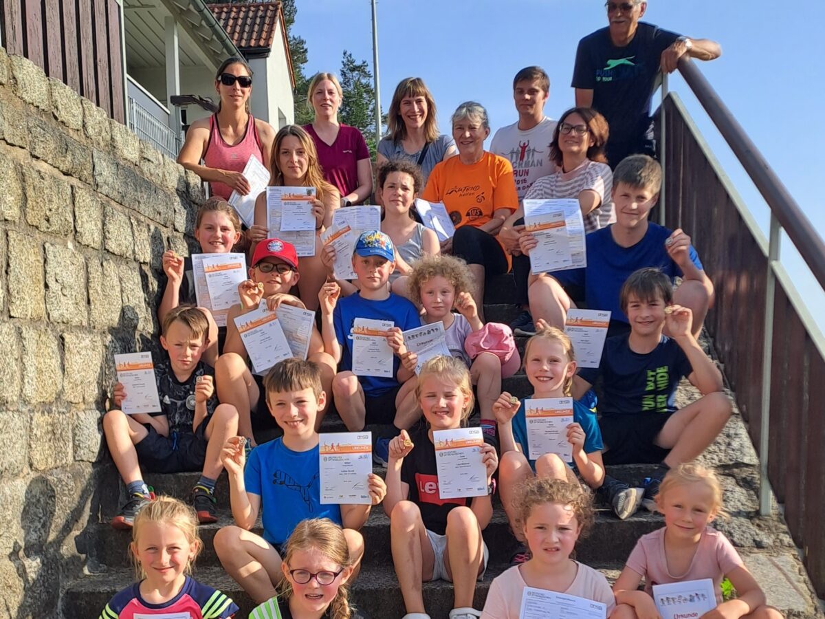 46 Kinder, Jugendliche und Erwachsene holen das deutsche Sportabzeichen