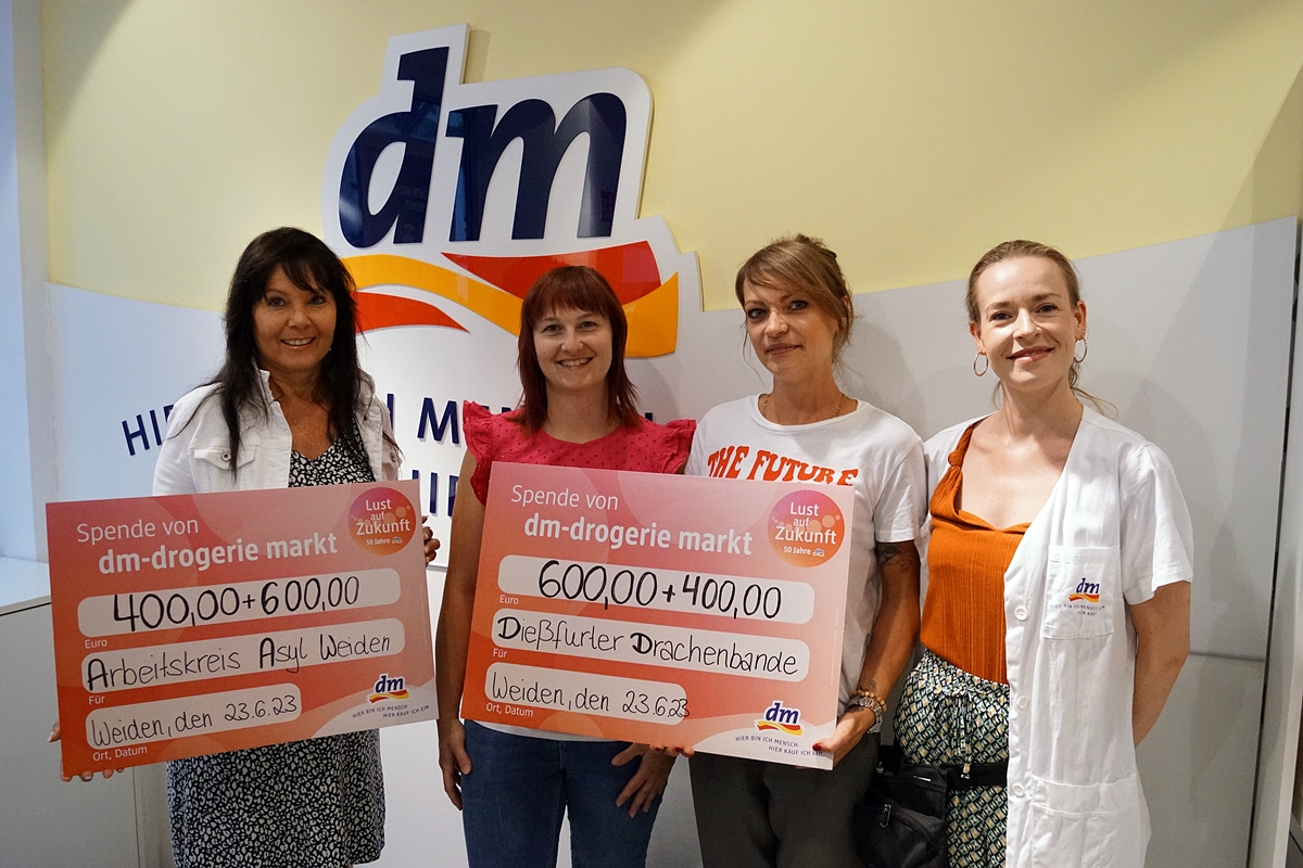 dm-Zukunftsinitiative: Drachenbande und Arbeitskreis Asyl gewinnen