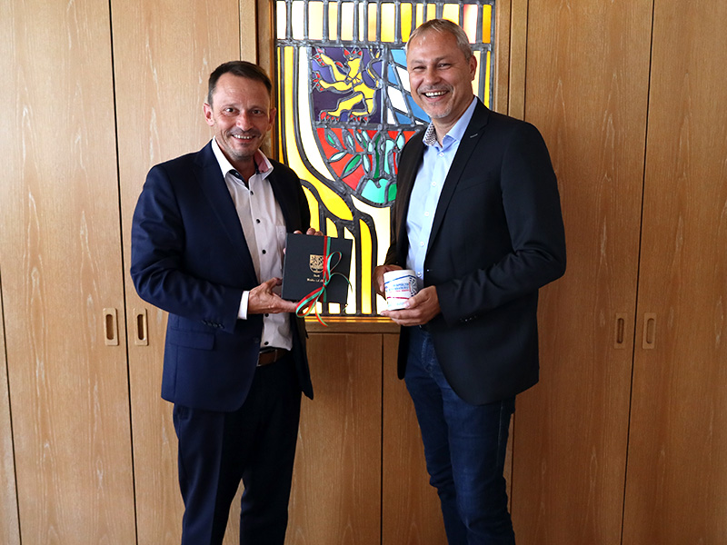 Antrittsbesuch beim Oberbürgermeister