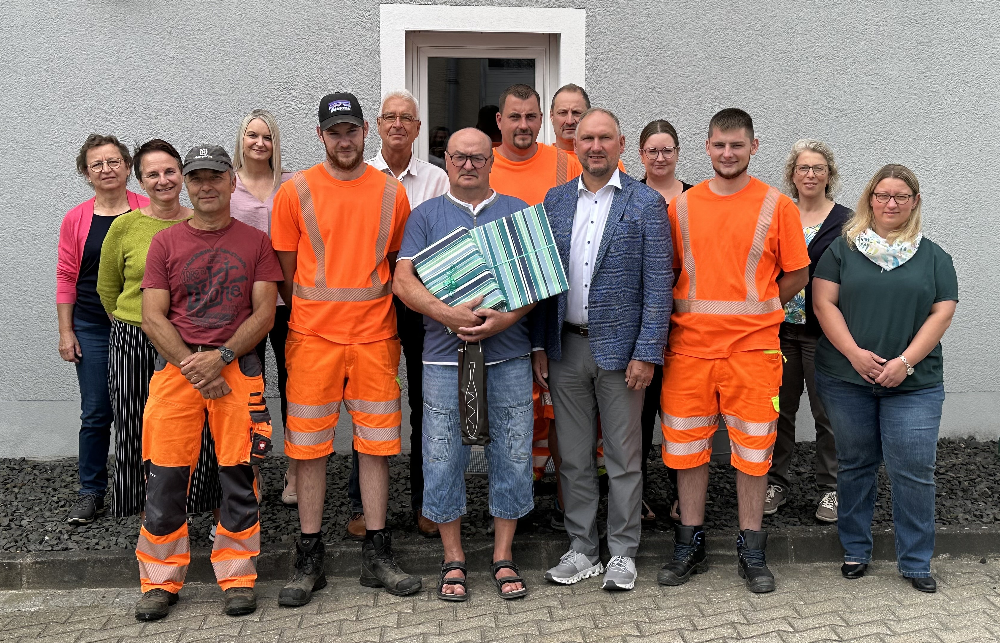 Zweckverbandsmitarbeiter im verdienten Ruhestand