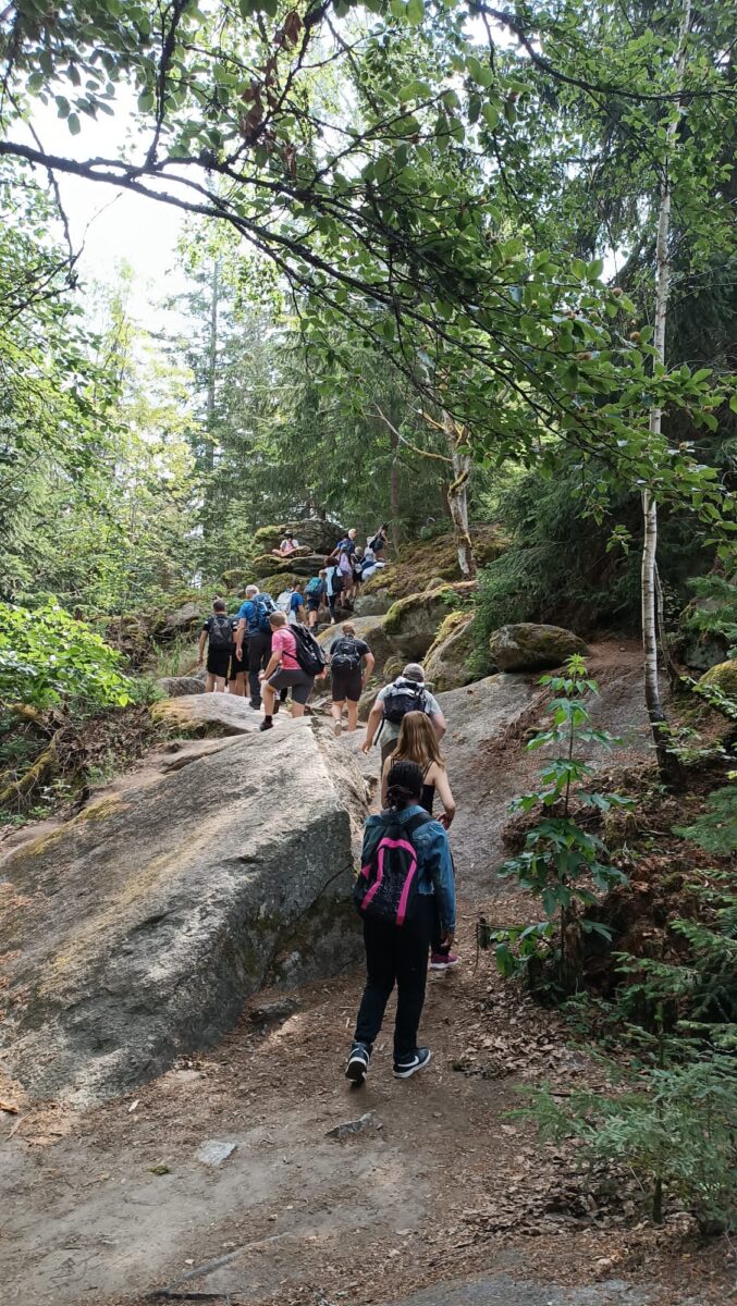 Kletterspaß im Felsenlabyrinth