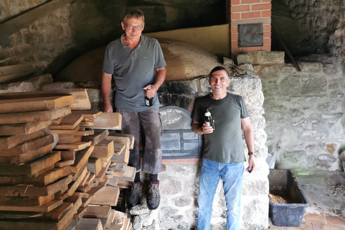 Den Backofen zum Burgfest auf Vordermann gebracht