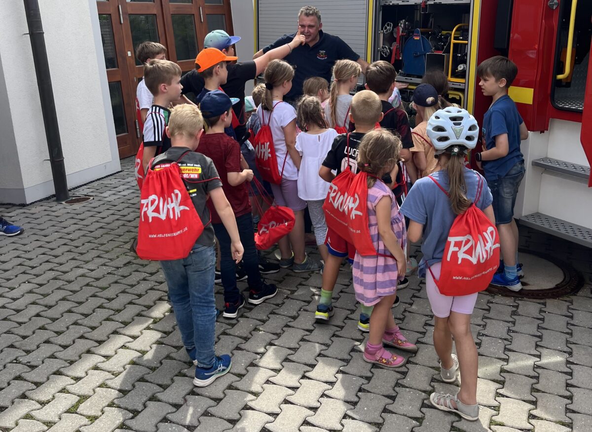 Für Nachwuchs ist gesorgt: Kinder werden Feuerwehrler