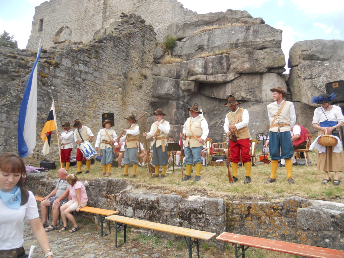 So feierten die Flossenbürger das Burgfest