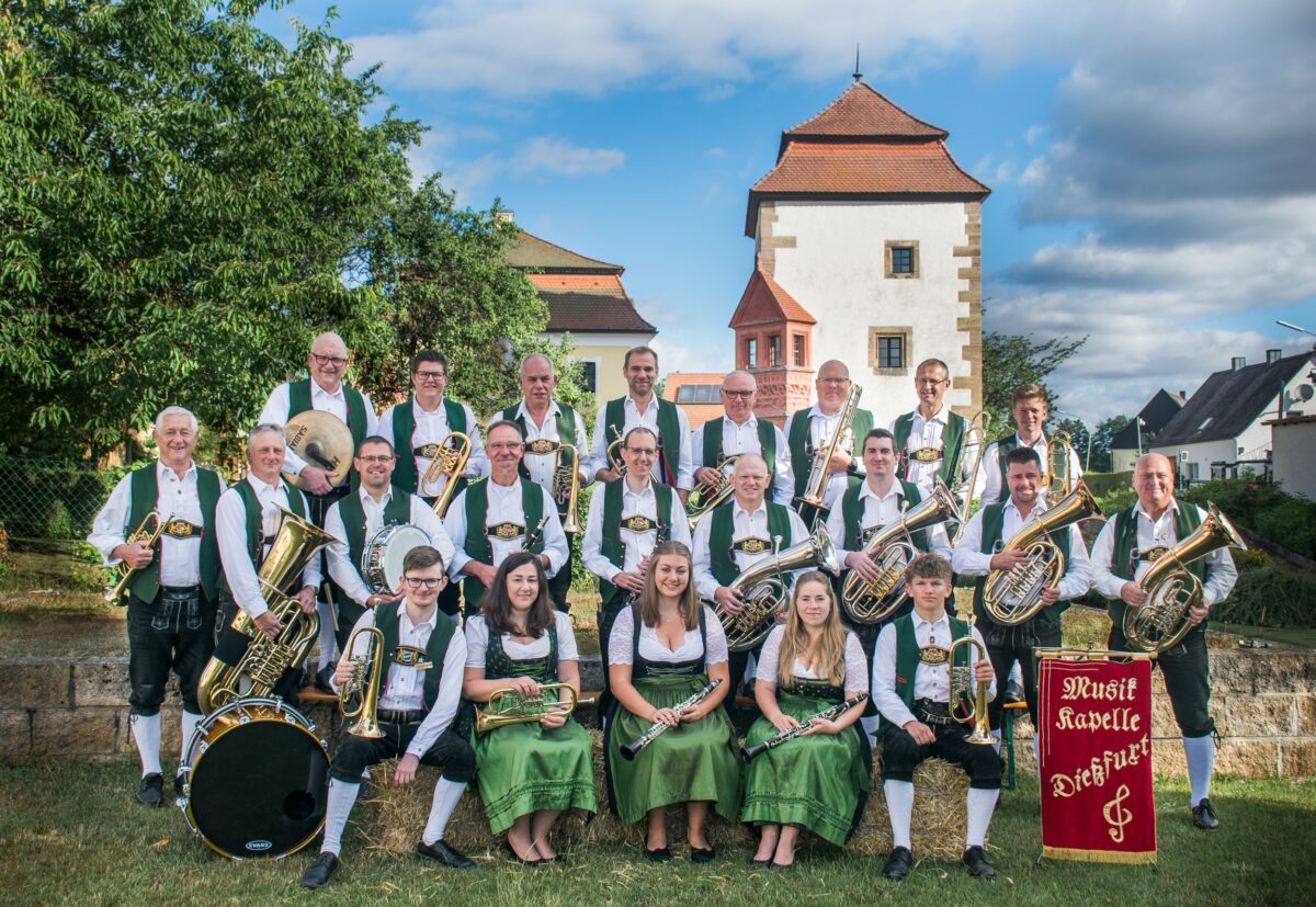 Jubiläumsserenade: Dießfurter Blaskapelle feiert einen „Runden“