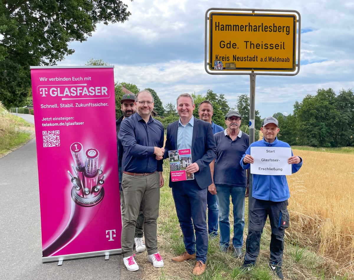 Digitale Zukunft der Gemeinde Theisseil beginnt in Hammerharlesberg