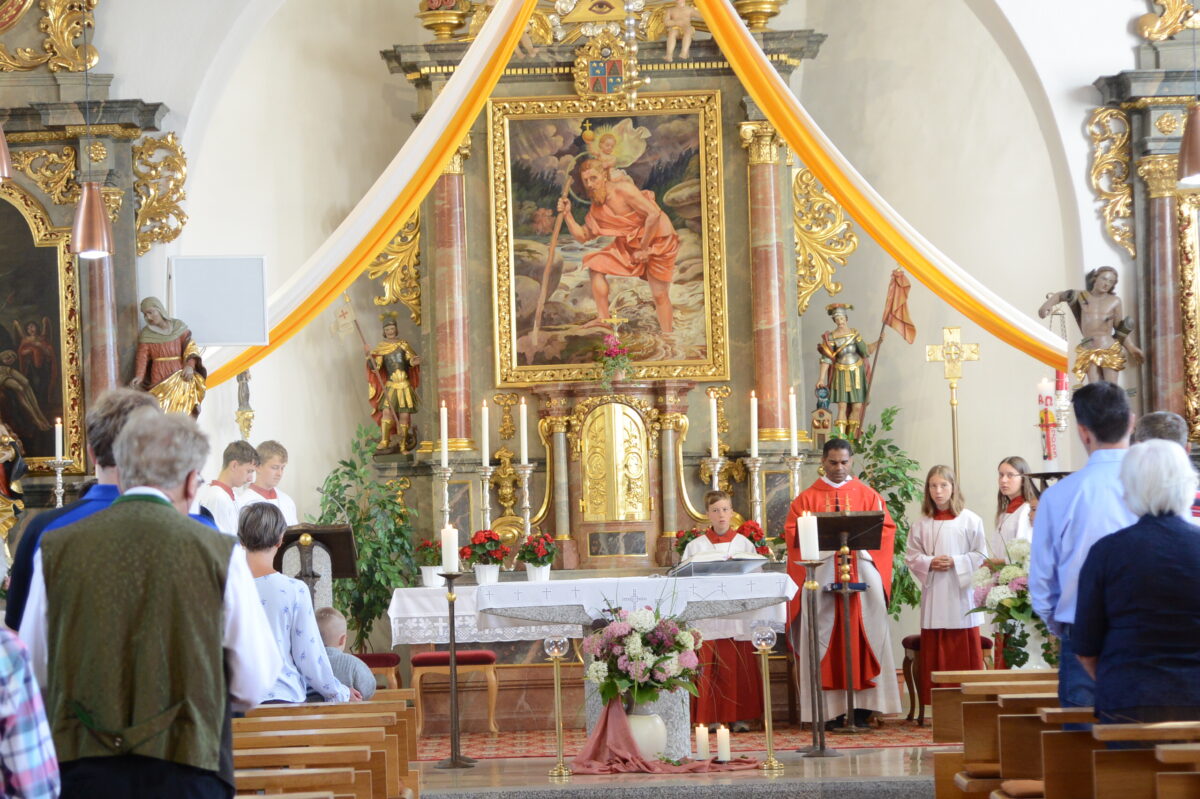 Schutzpatron der Reisenden: Patrozinium des Heiligen Christopherus