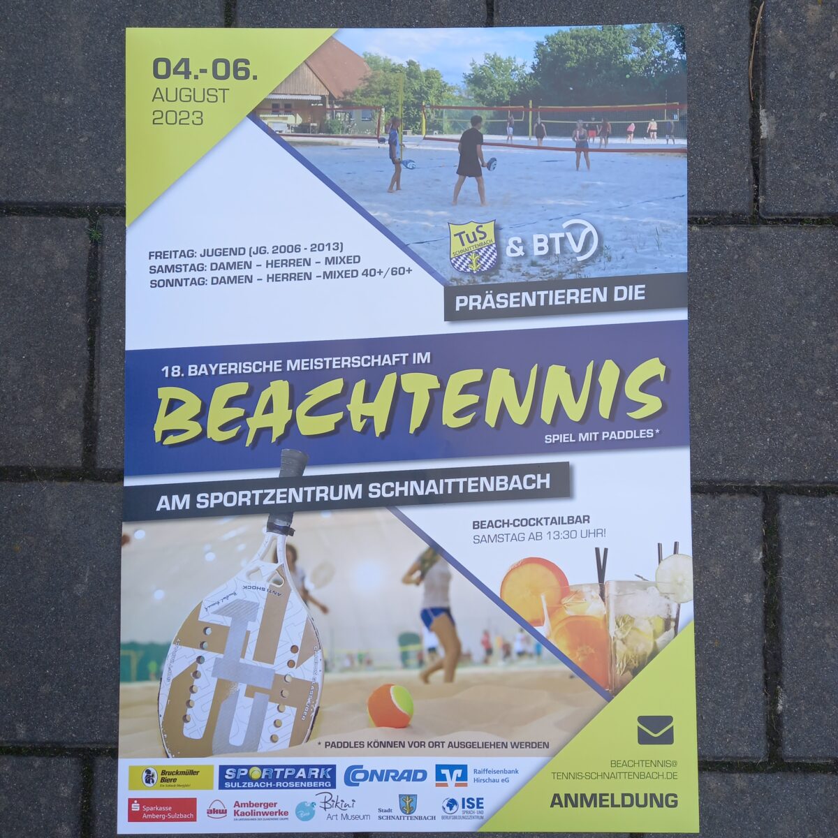 Schnaittenbach Zentrum der Beachtennisspieler
