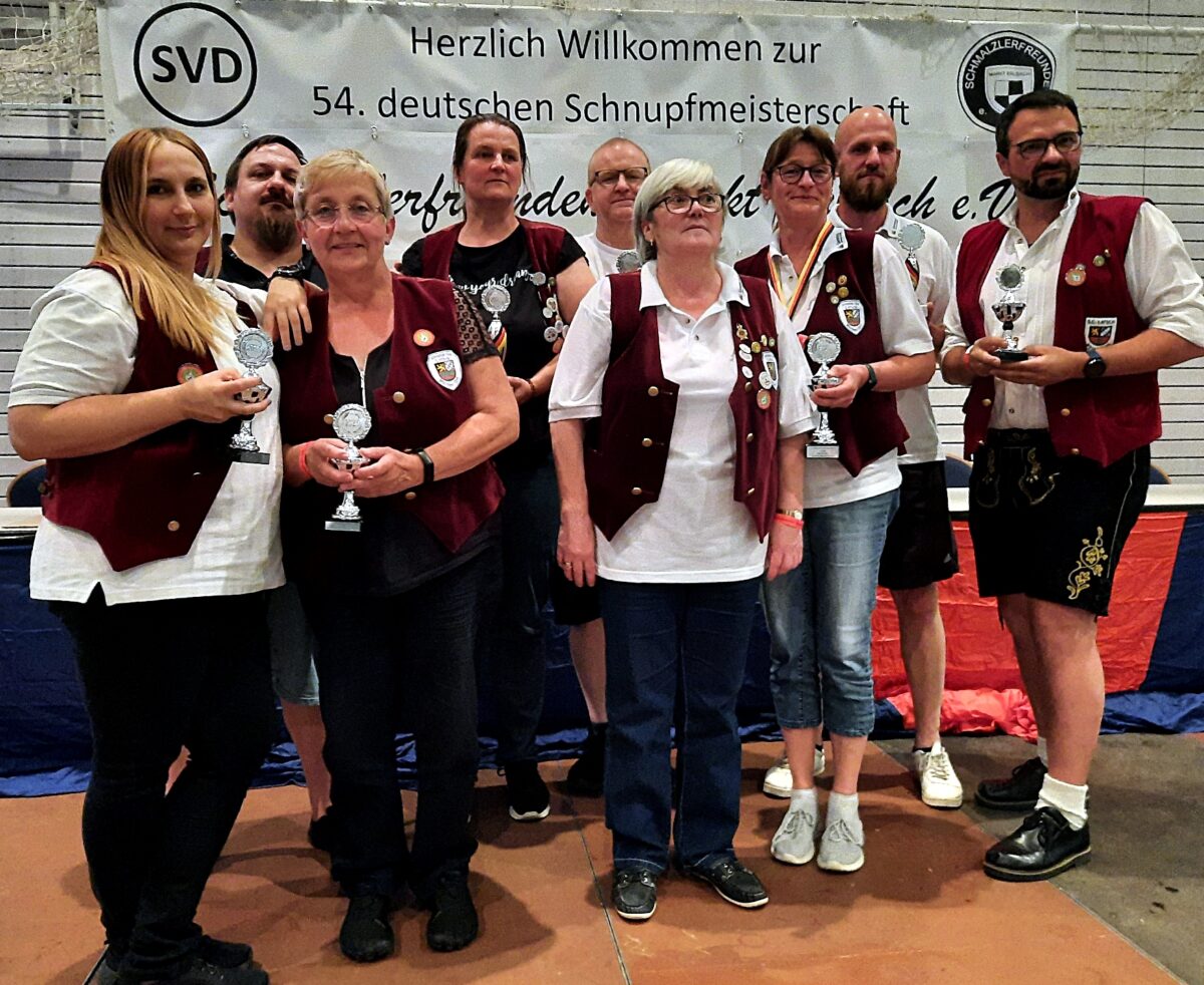 Wer niest, fliegt raus: Schnupferclub Latsch startet bei der Deutschen Meisterschaft