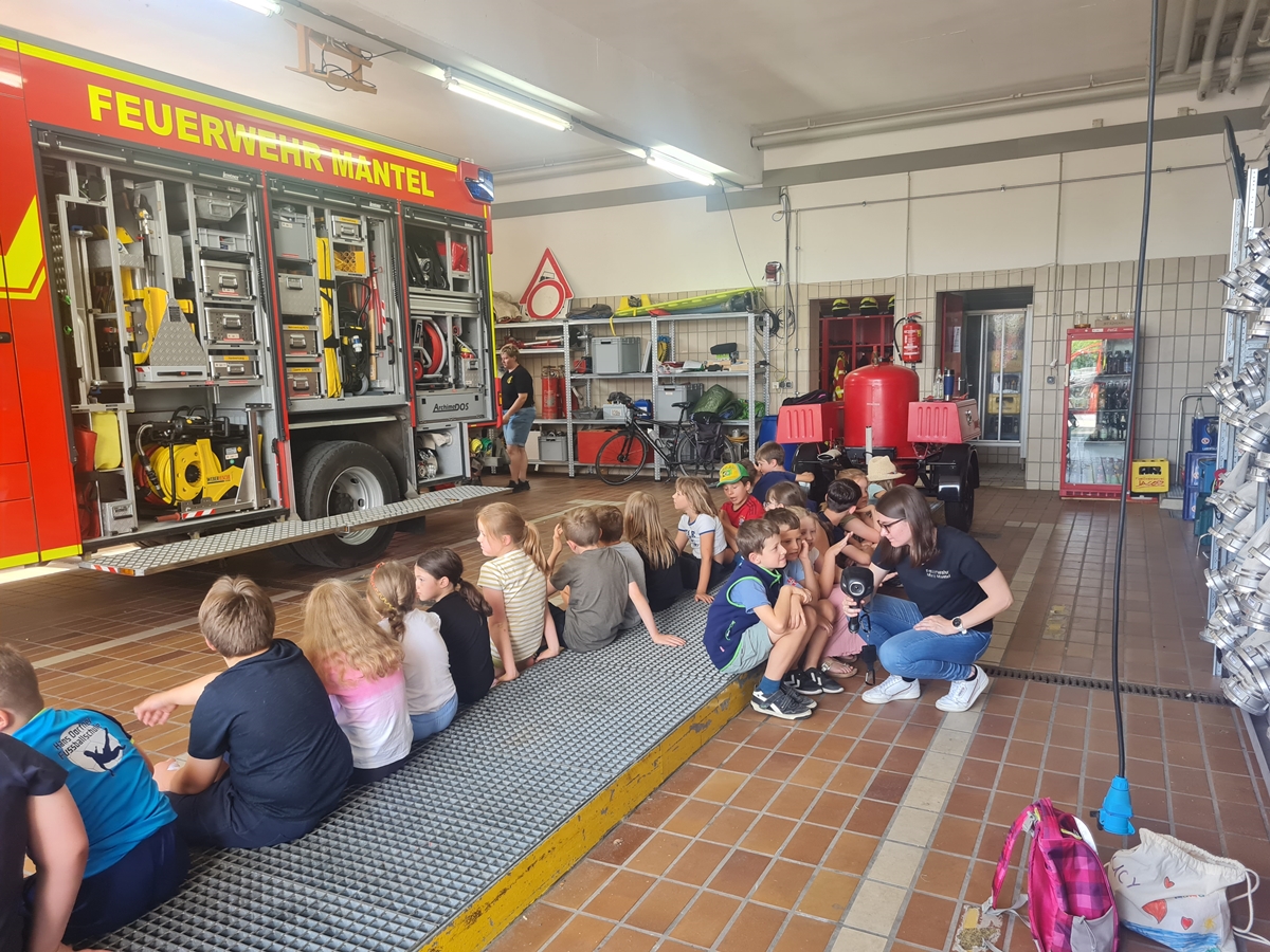 Die Schule bei der Feuerwehr