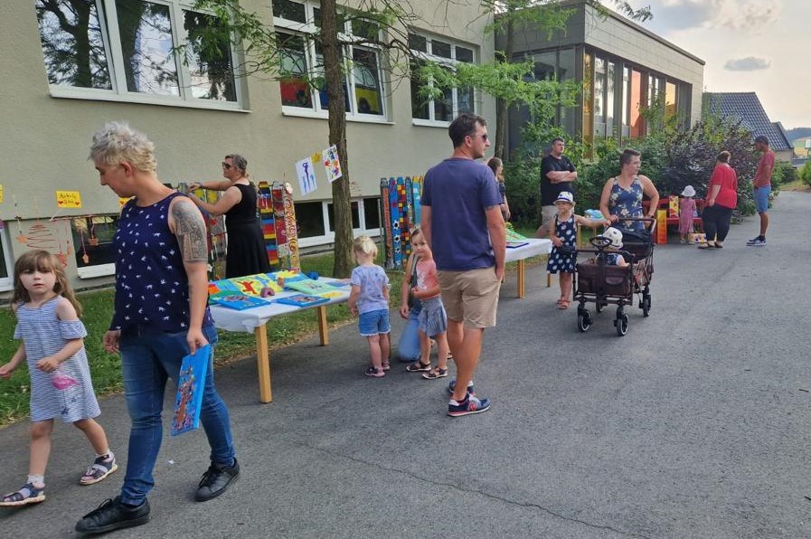 Mädchen und Buben des Kinderhauses Heilig Geist beweisen große Kreativität
