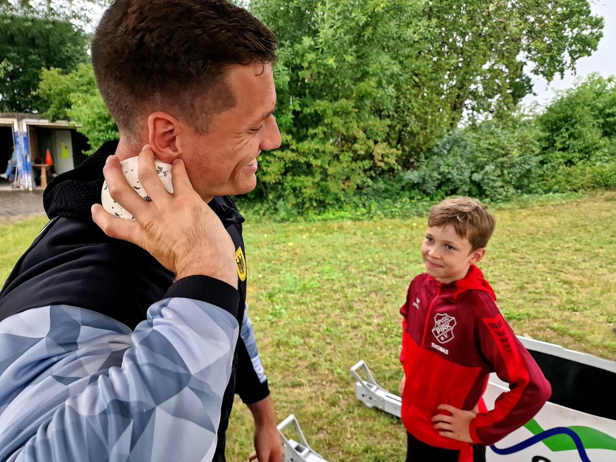 Sportabzeichen-Familientag in Weiden litt unter dem schlechten Wetter