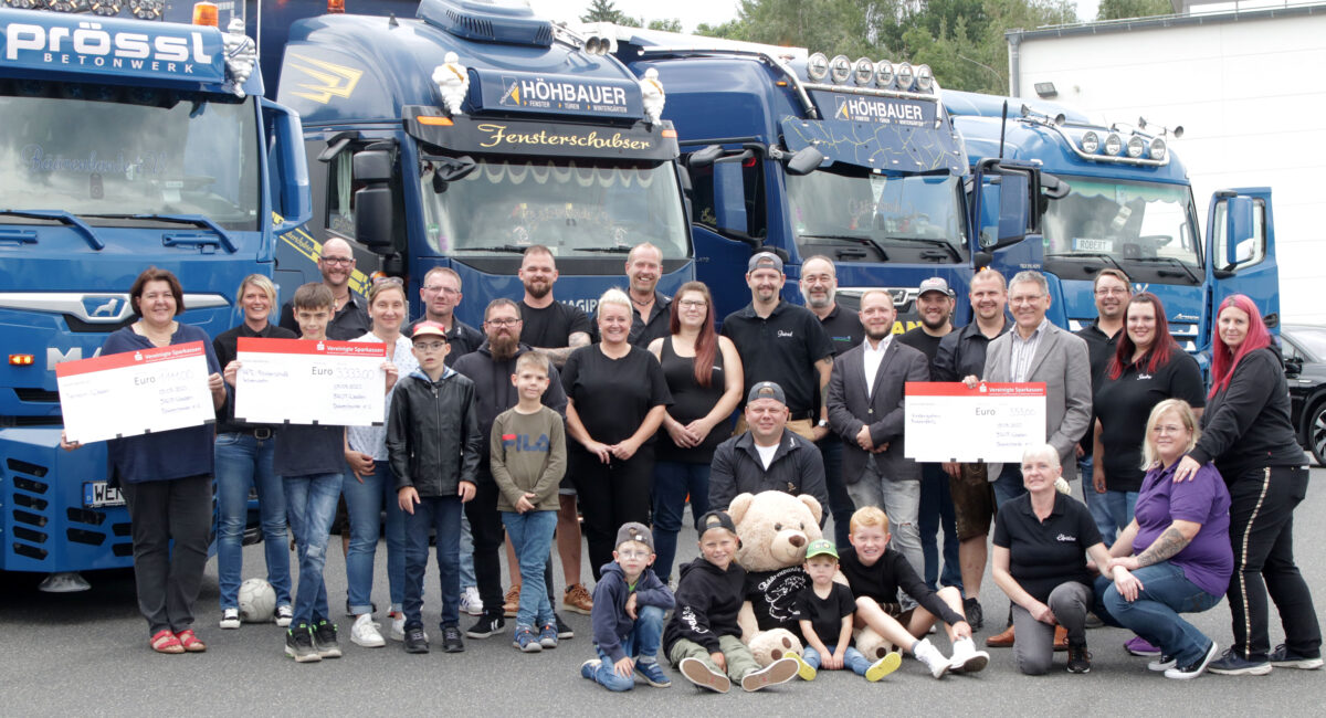 „Bäärenbande e. V.“: Weidener Trucker mit einem ganz großen Herz