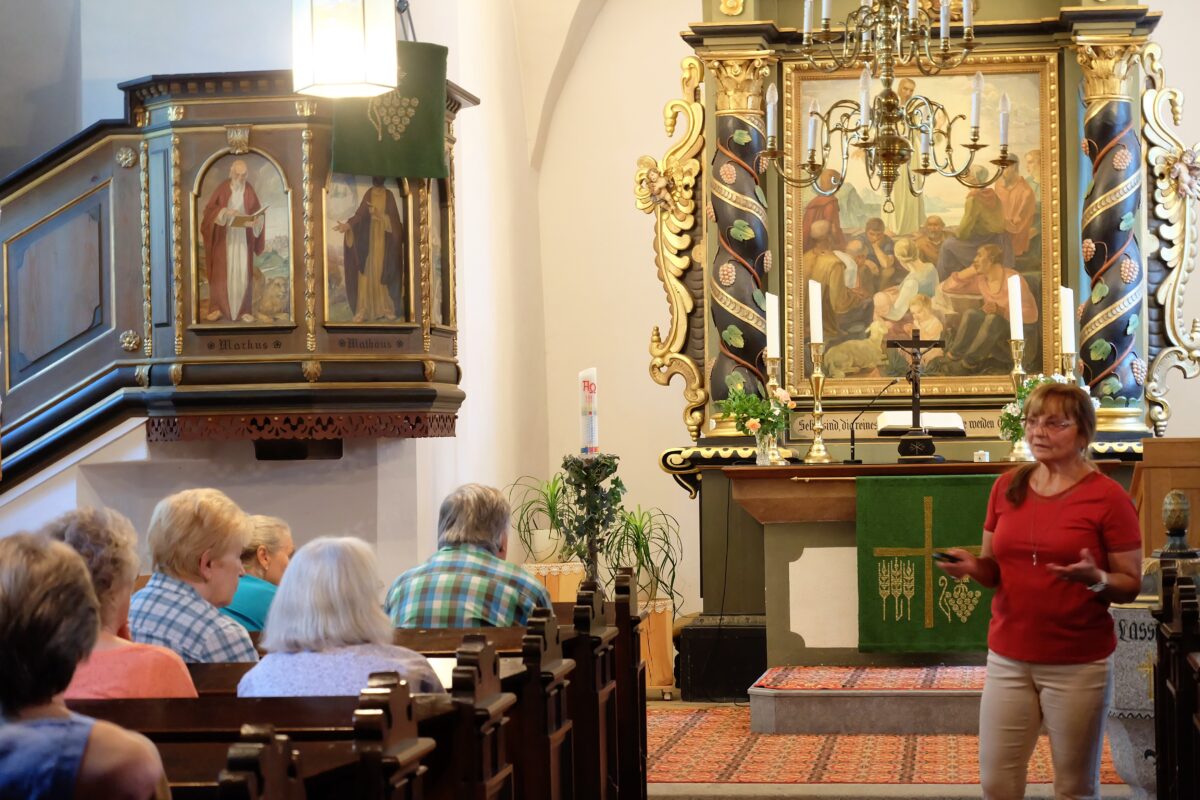 Tag des offenen Denkmals in der evangelischen St. Nikolaus Kirche Etzenricht