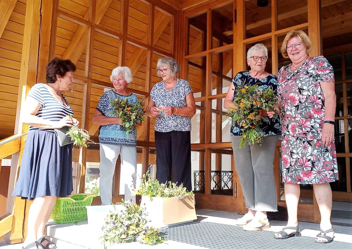Kräutersträuße an Maria Himmelfahrt