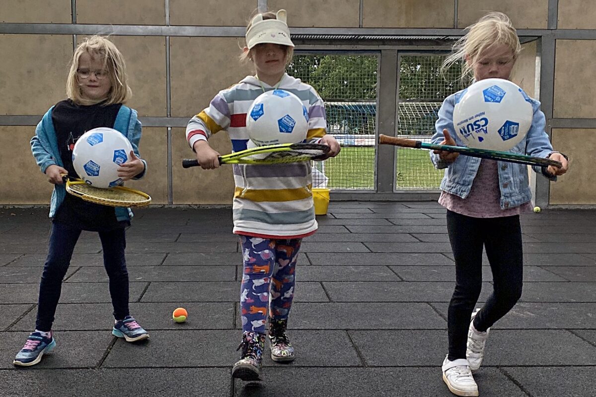 Der Spielenachmittag stand in Schirmitz auf dem Ferienprogramm