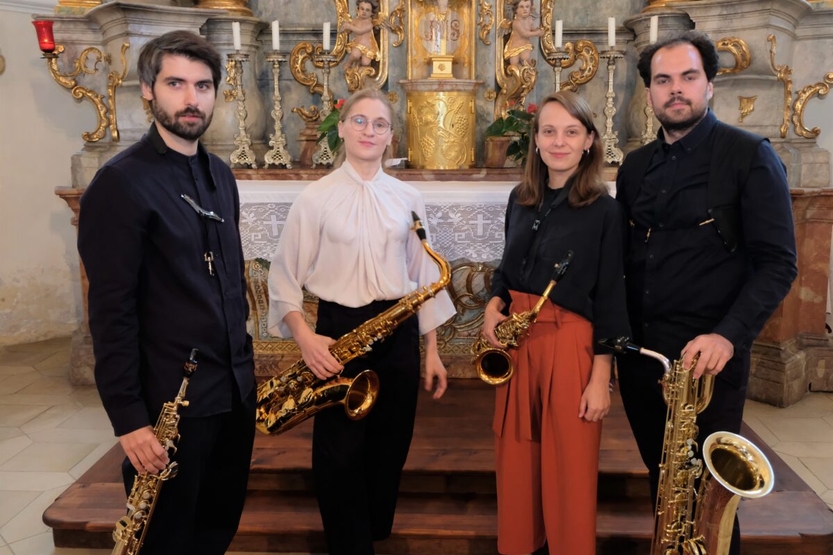 In der Maria Hilf-Bergkirche küsst die Klassik vier Saxofone
