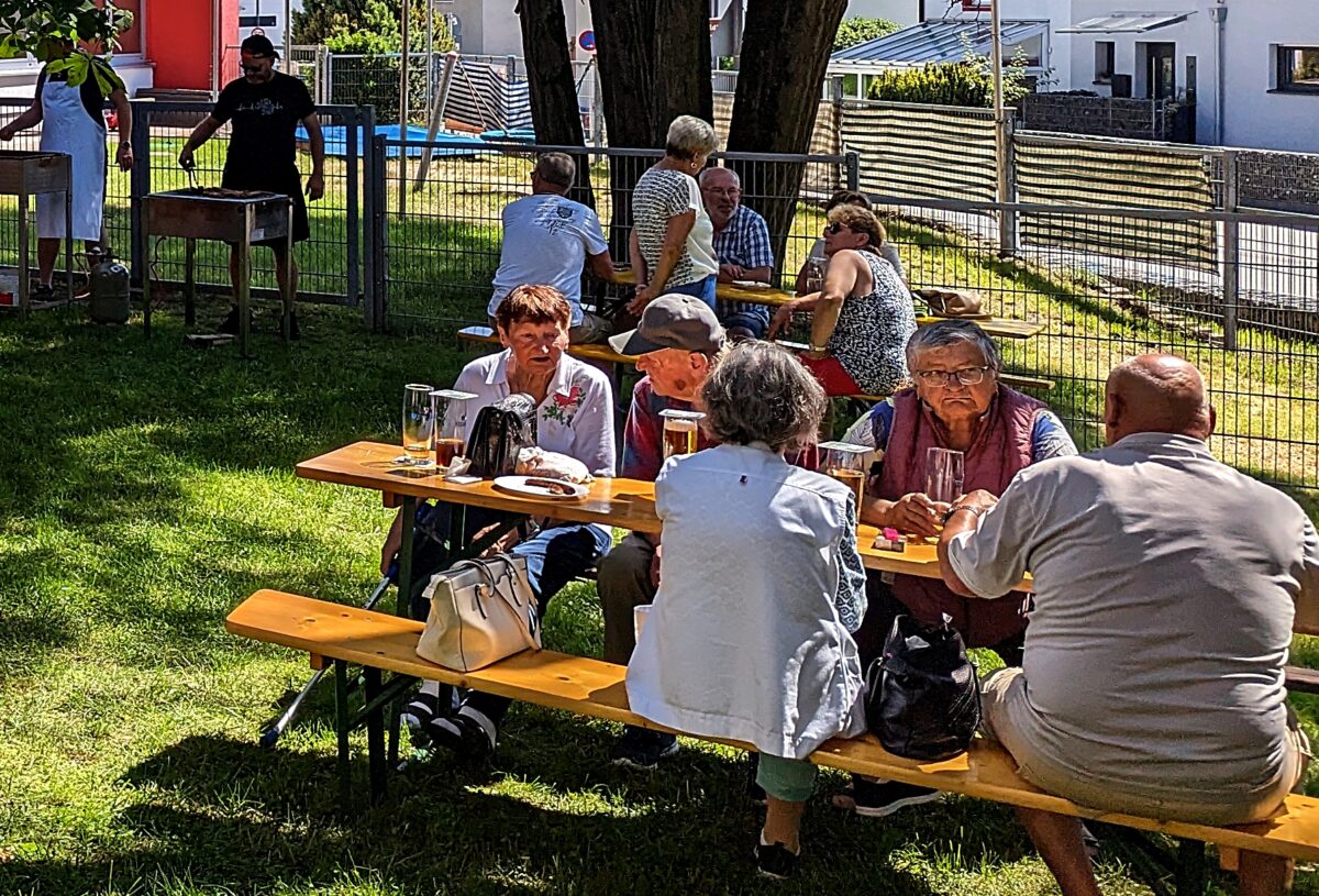 Der Geselligkeitsverein „Unter Uns“ veranstaltete das traditionelle Grillfest