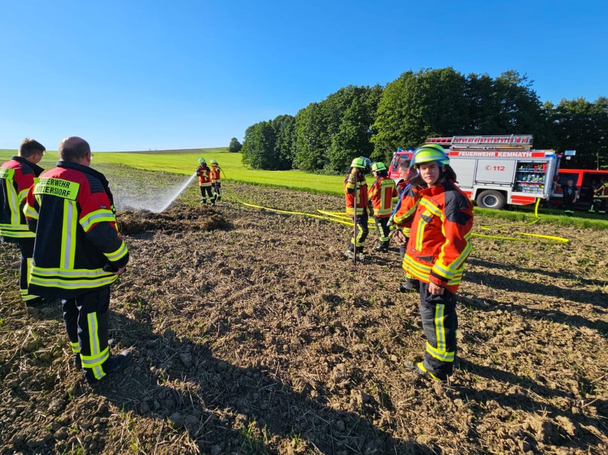Ballenbrand „am Läufer“ zwischen Kemnath und Kötzersdorf