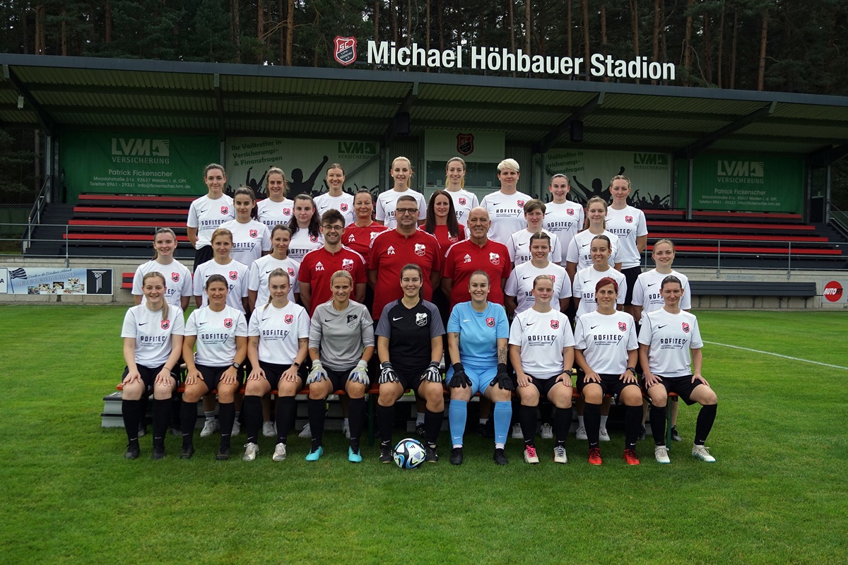 Die Damen des SC Luhe Wildenau freuen sich auf das Derby gegen den TSV Neudorf