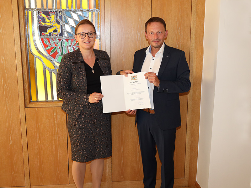 Hildegard Ziegler für Verdienste um die kommunale Selbstverwaltung geehrt