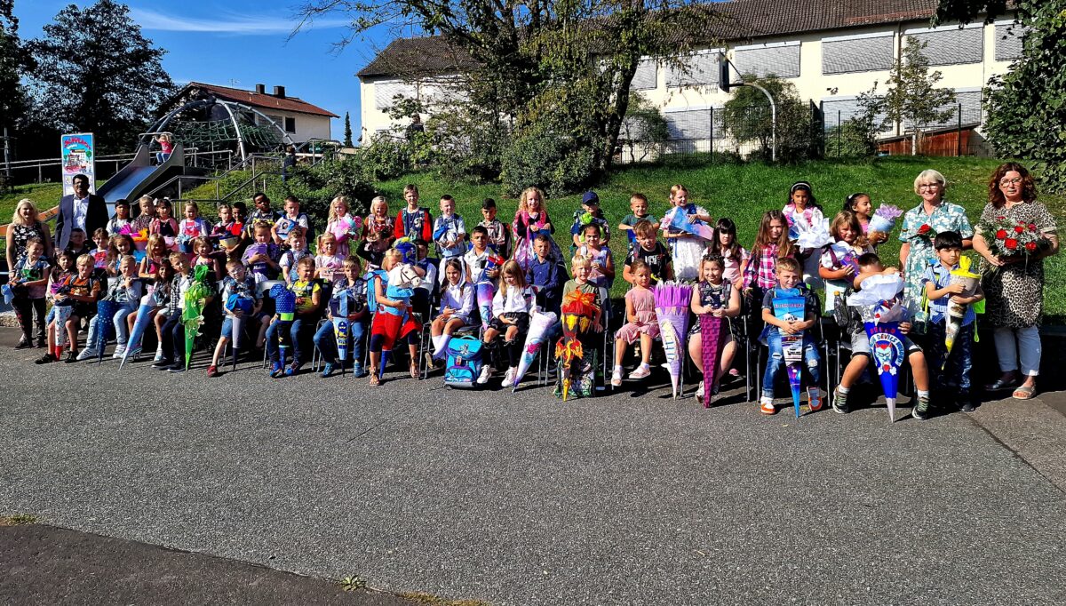 Vorfreude groß: Erstklässler in der Hans-Sauer-Schule