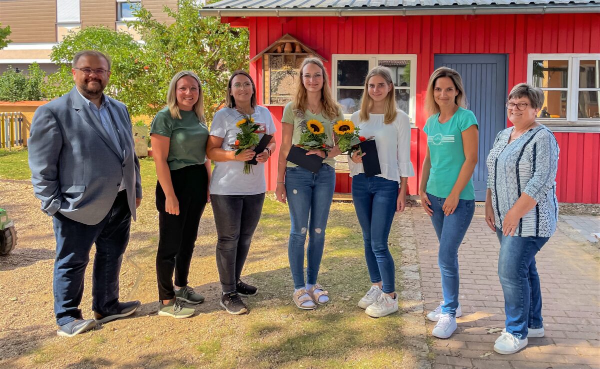 Veränderung im Kinderhaus Pusteblume – drei neue Mitarbeiterinnen begrüßt