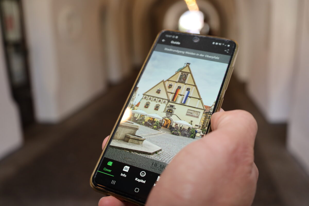 Audioguide „Hearonymus“ – mit dem Smartphone durch die Altstadt in Weiden