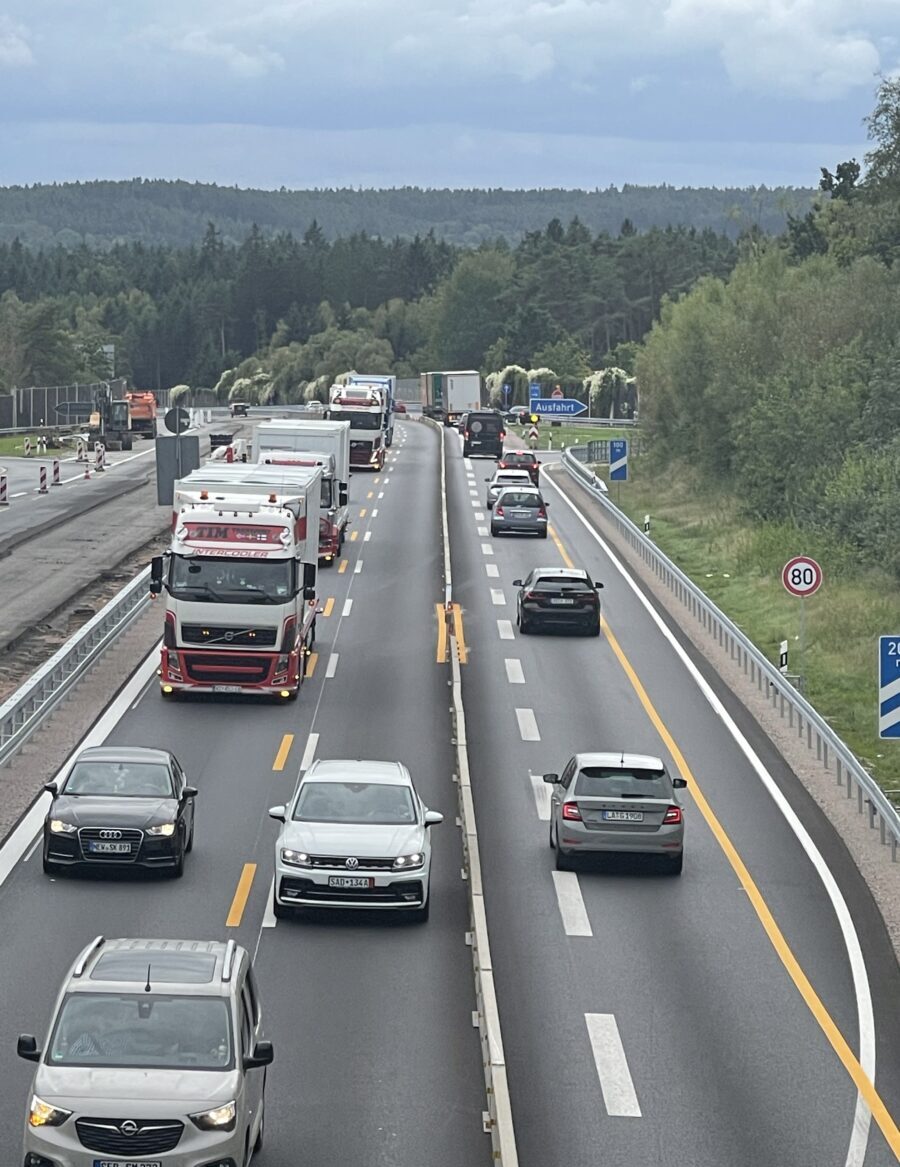 Dauer-Baustelle auf A93 bei Weiden:  Inzwischen fast 50 Unfälle