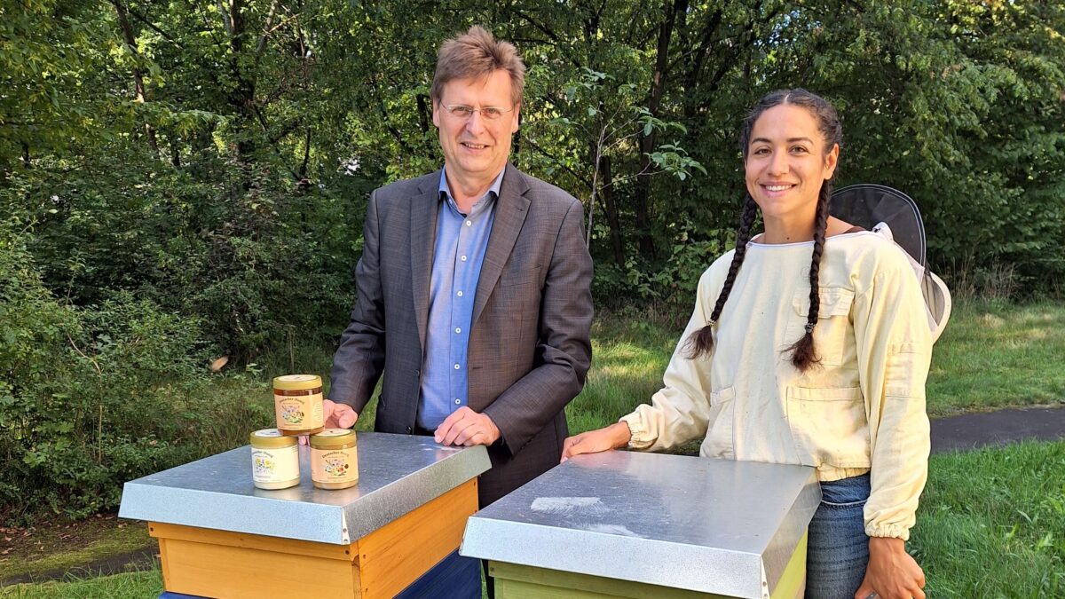 „Blühender Betrieb“ erzeugt ersten Honig