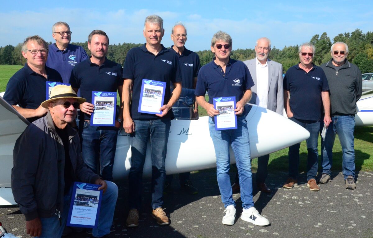 Erfolgreiche Bundesligasaison der Weidener Segelflieger
