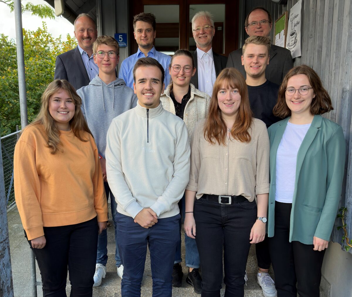 Stabübergabe beim Flosser Posaunenchor
