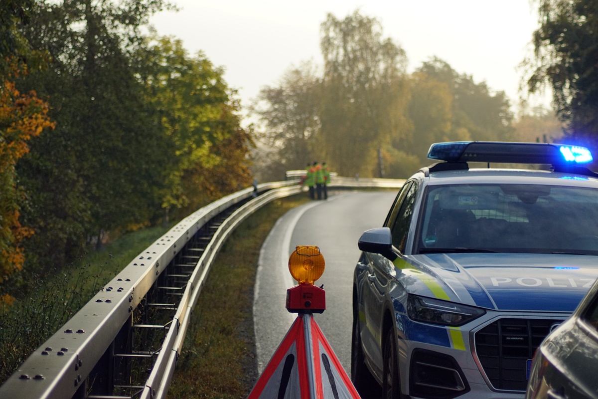 Zusammenstoß auf der B470: Wo ist die beteiligte Person?