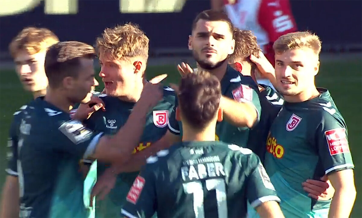 SSV Jahn in der Dritten Liga: Mit Viets Traumtor und Huths Köpfchen zum fünften Dreier in Halle
