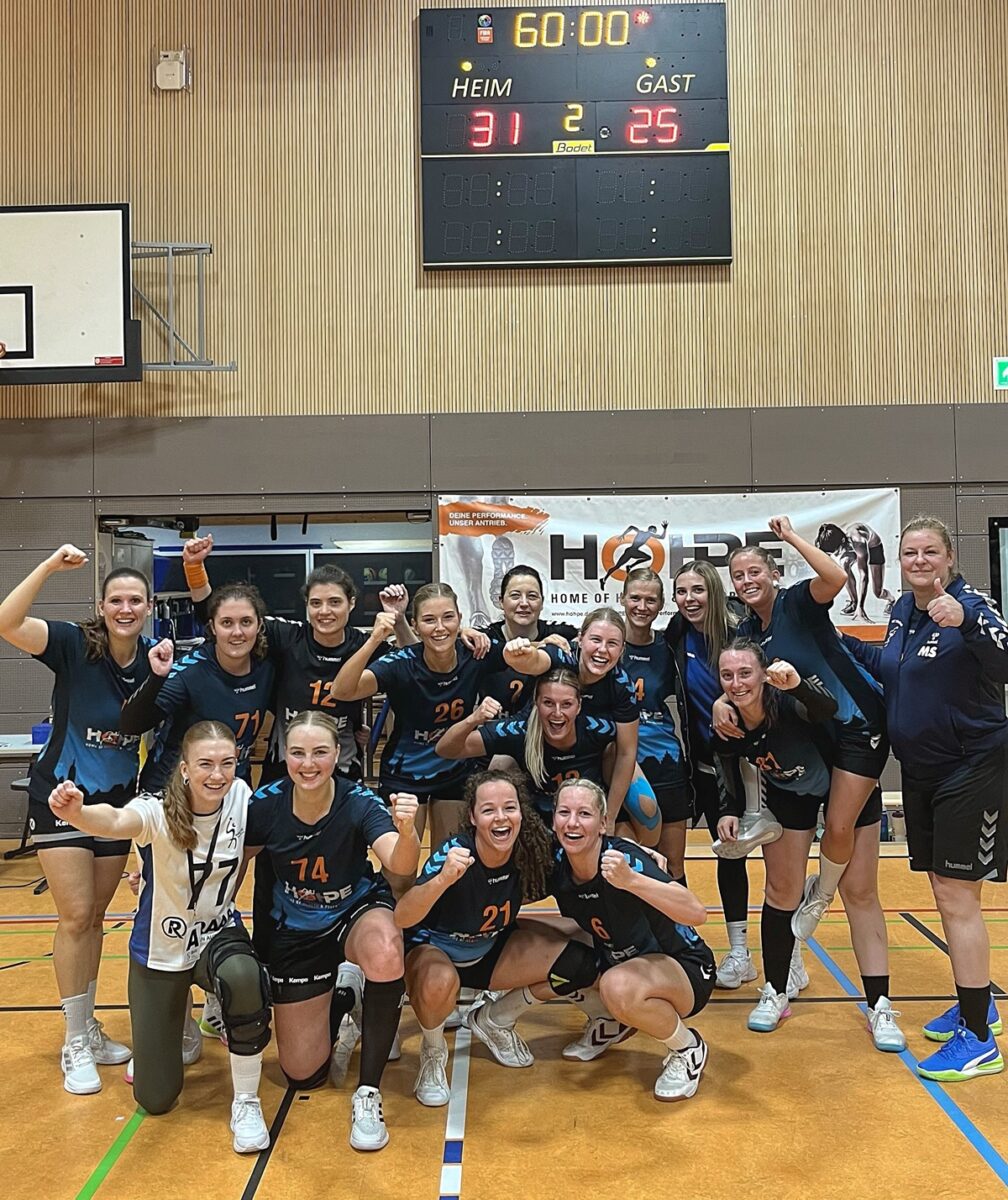 Handball-Damen der HSG Weiden gewinnen auch das Spitzenspiel