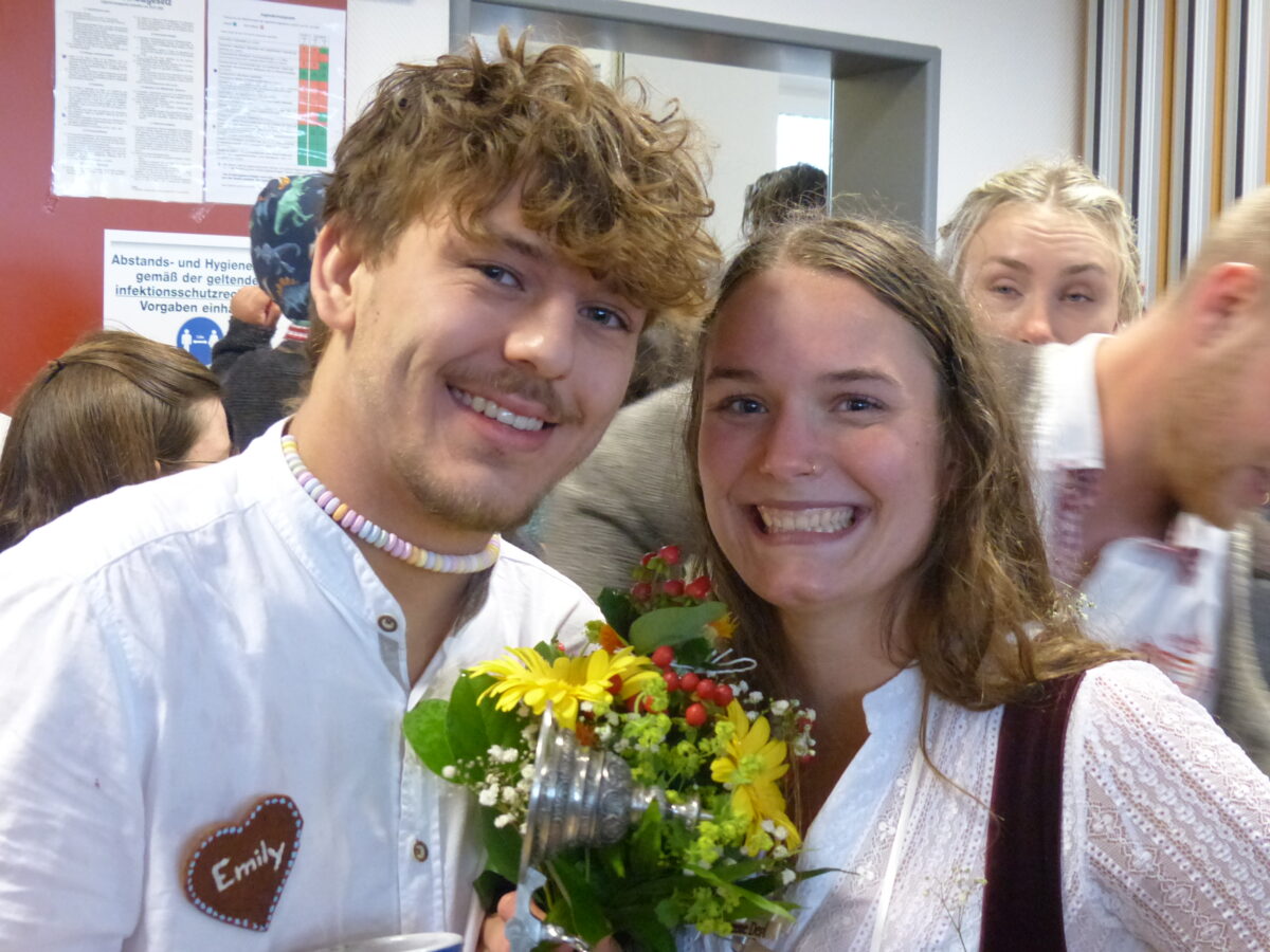 Emily und Louis, das neue Oberkirwapaar in Neudorf