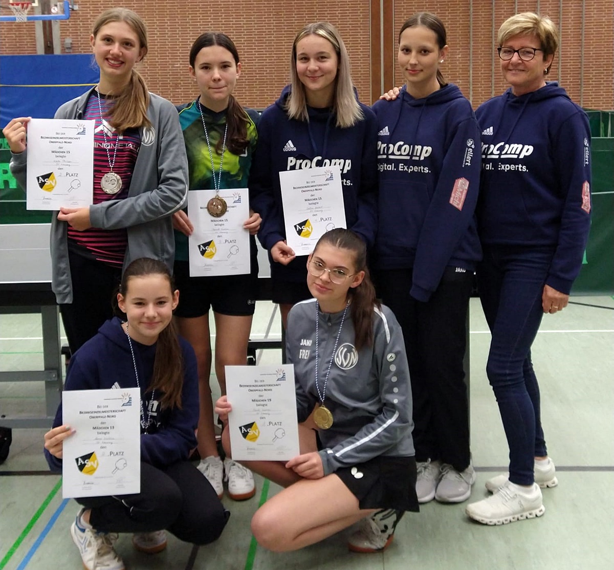 Tischtennis: Bezirks-Einzelmeisterschaften fest in Neusorger Hand