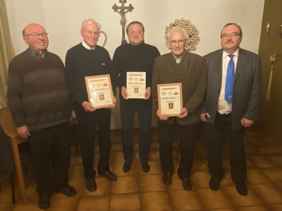 Ehrungen beim Konvent der MMC Tännesberg
