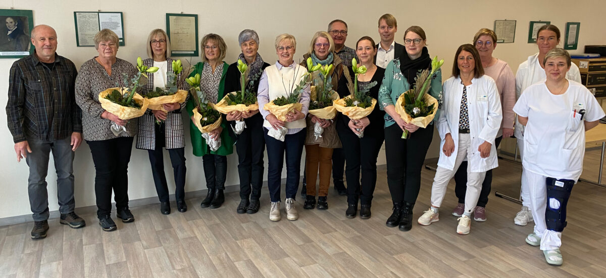 Kliniken AG dankt für großes Engagement und viele Jahre Dienst am Patienten