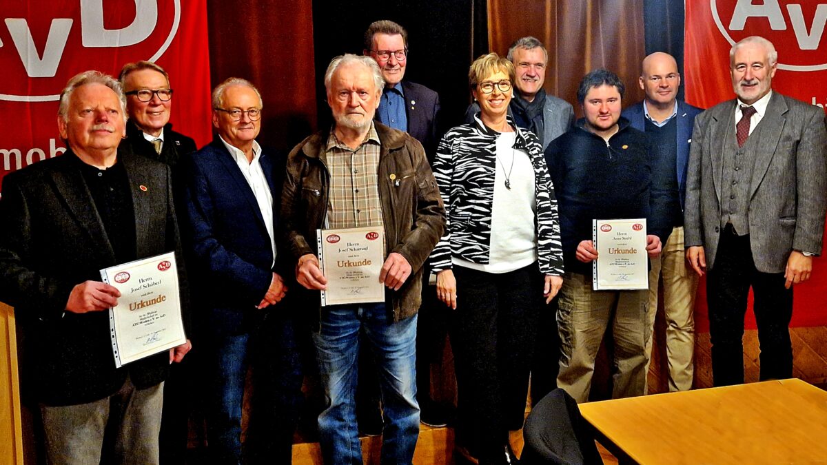 Jahreshauptversammlung der Weidener Autofreunde