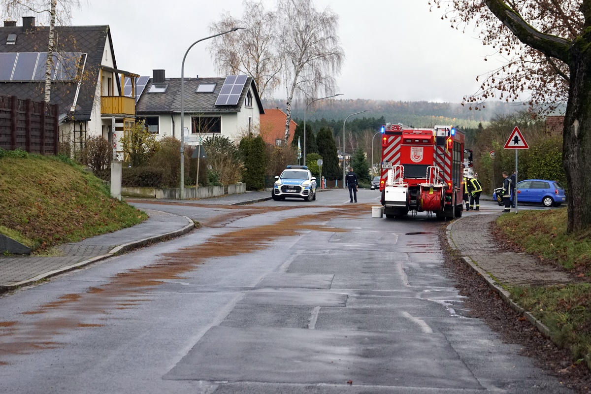 Massive Kraftstoffspuren in Eschenbach und Speinshart