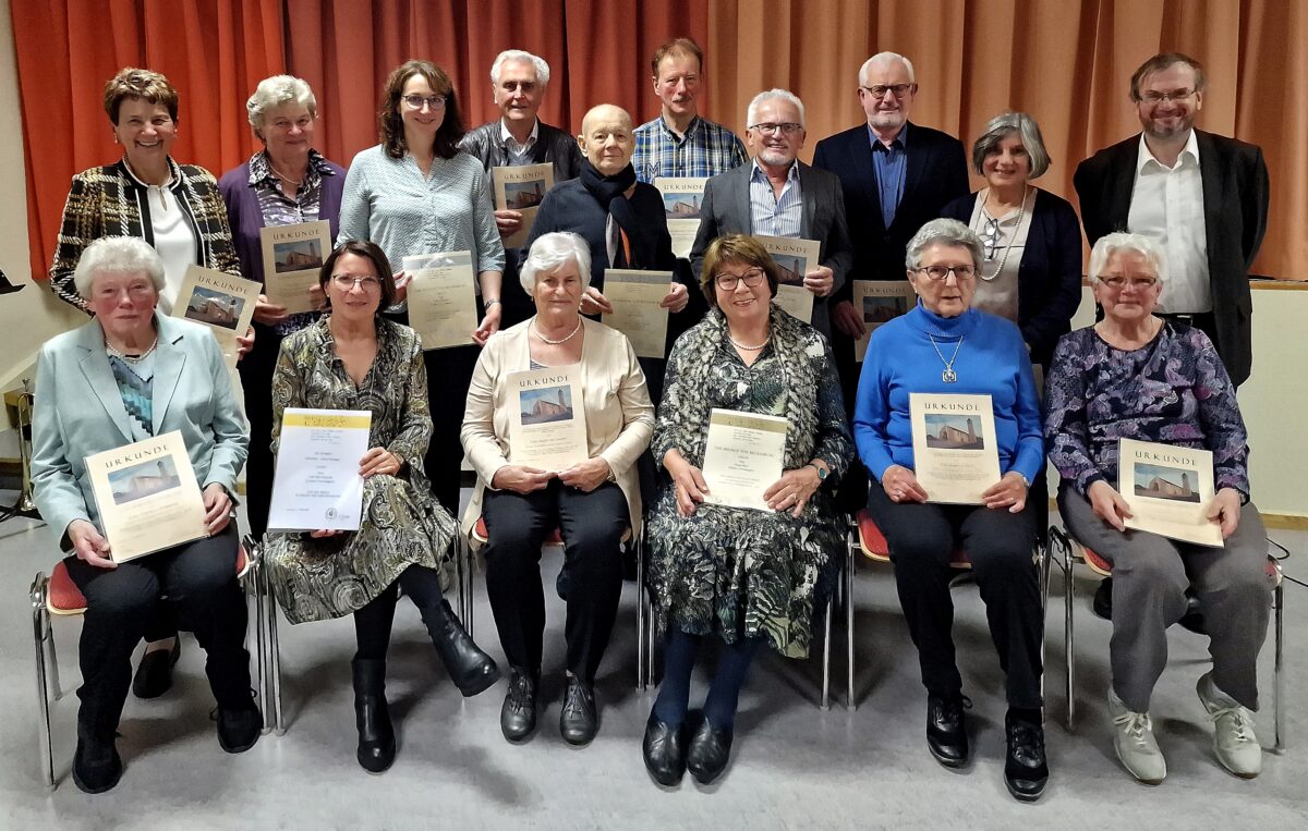 Goldene Nadel des Bistums erhalten: 60 Jahre Treue