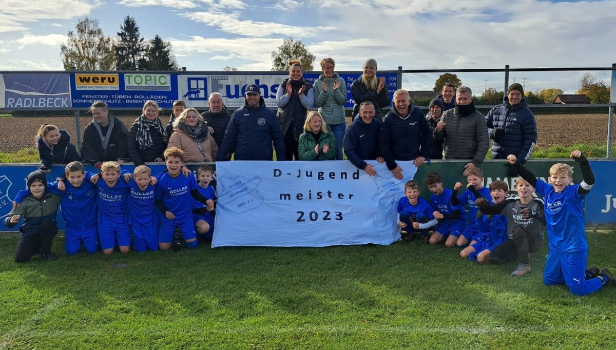 D-Junioren der SpVgg Schirmitz holen vorzeitig die Kreisliga-Meisterschaft