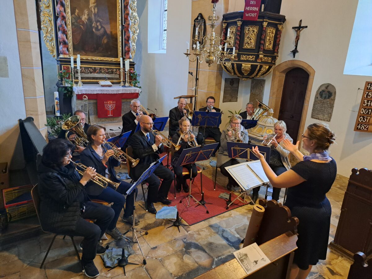 Serenade zum Geburtstag des evangelischen Posaunenchores