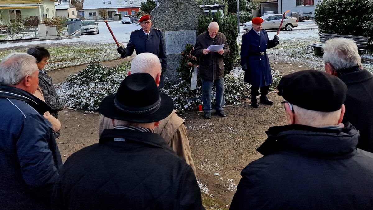 Siedlergemeinschaft Moosfurt gedenkt ihrer Verstorbenen