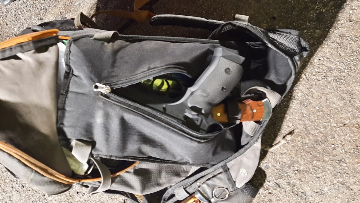 Waffen und Explosives sichergestellt